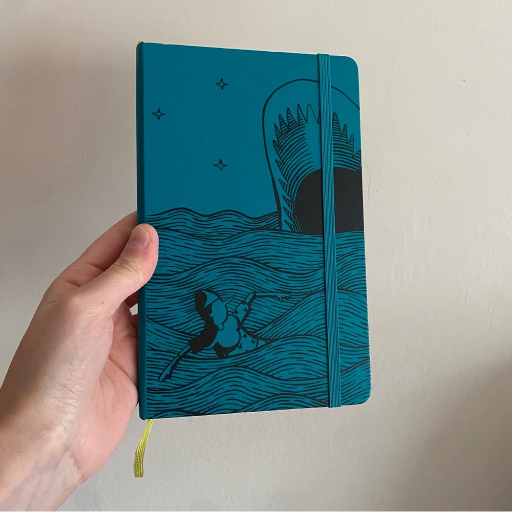 Moleskine Teal Pinocchio Cover Journal Notebook with Lined Pages
